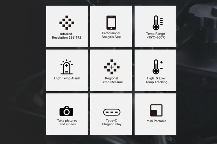 TR256i powerful smart thermal features