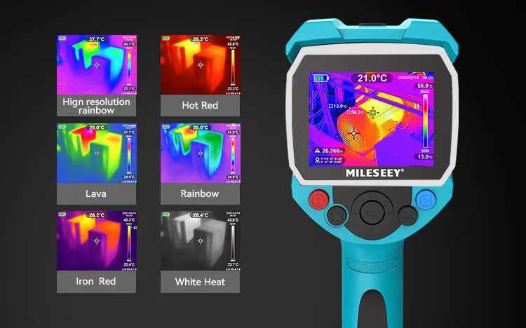 TR120 six color palettes adjustable emissivity