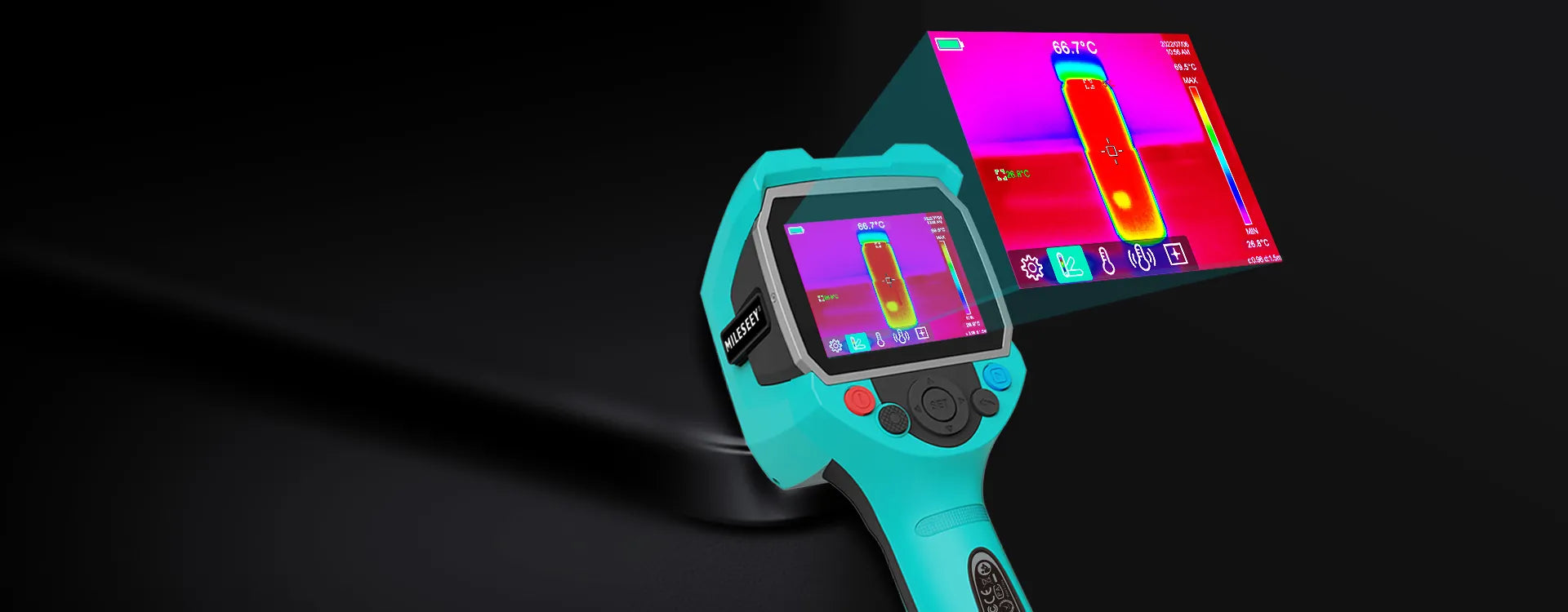 3.5-inch Color LCD High Display Resolution