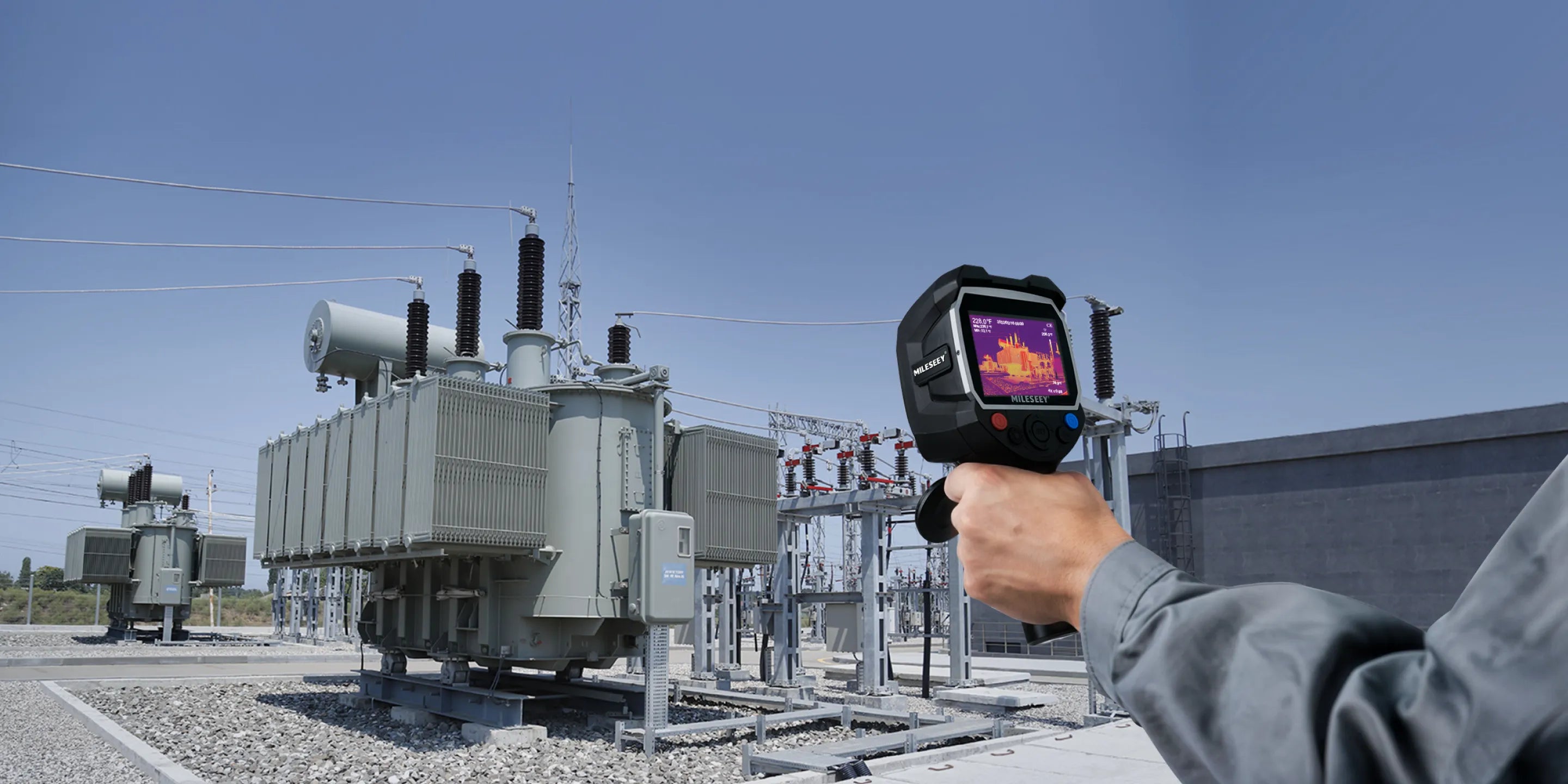 TR384C thermal imaging with laser measurement and GPS