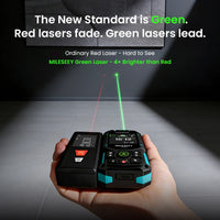 S50 Green-Beam Laser Measure Powered by PowerBurst™ Mileseey Canada