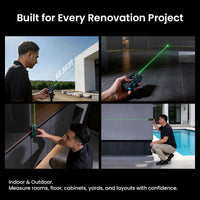S50 Green-Beam Laser Measure Powered by PowerBurst™ Mileseey Canada