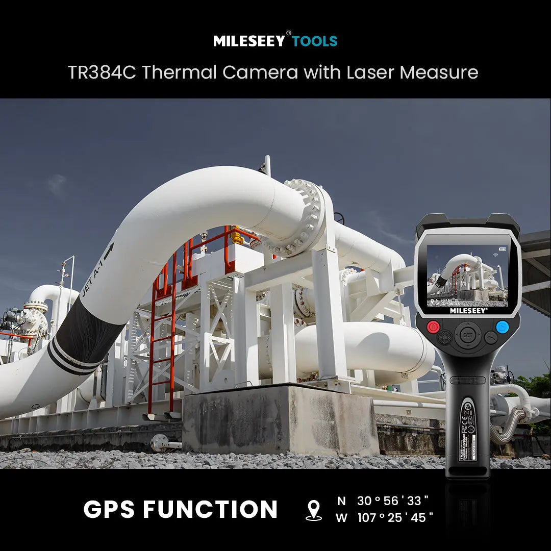 TR384C Thermal Imaging Camera with Laser Measure & GPS Mileseey Canada