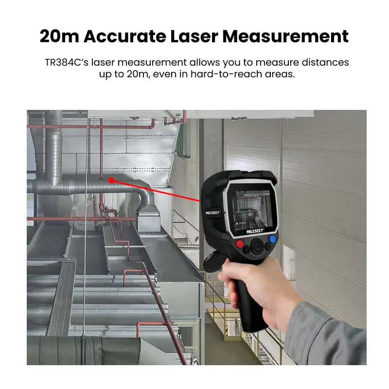 TR384C Thermal Imaging Camera with Laser Measure & GPS Mileseey Canada