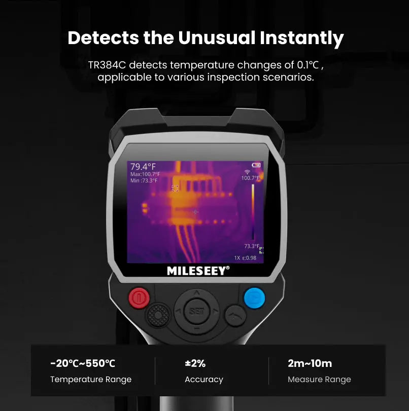 TR384C Thermal Imaging Camera with Laser Measure & GPS Mileseey Canada