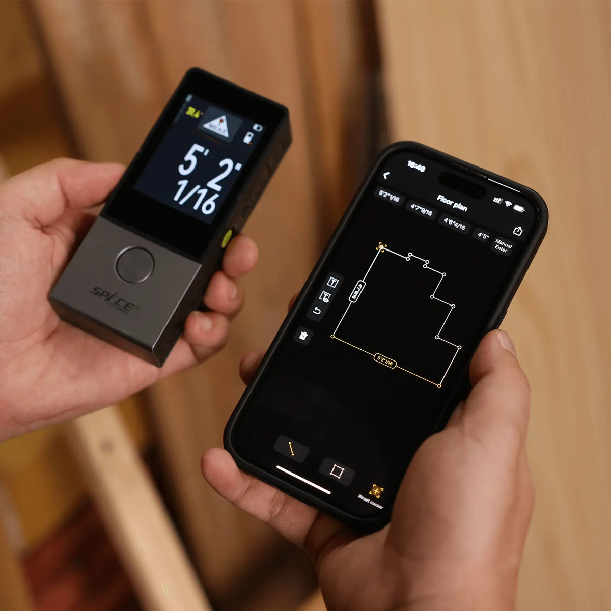 D9 Pro Laser Measure with Dual Aligning Indicators Mileseey Canada