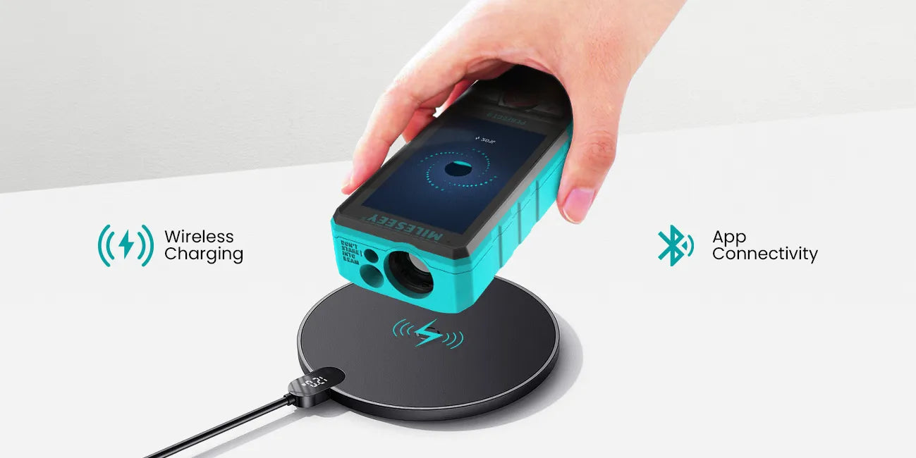 P9 outdoor laser measure wireless charging