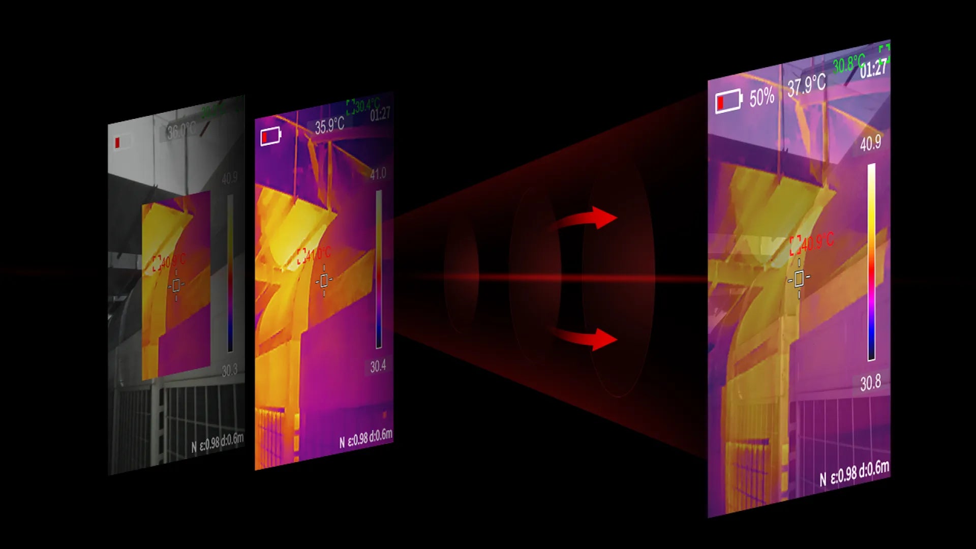 TR20 Pro dual thermal and visible fusion