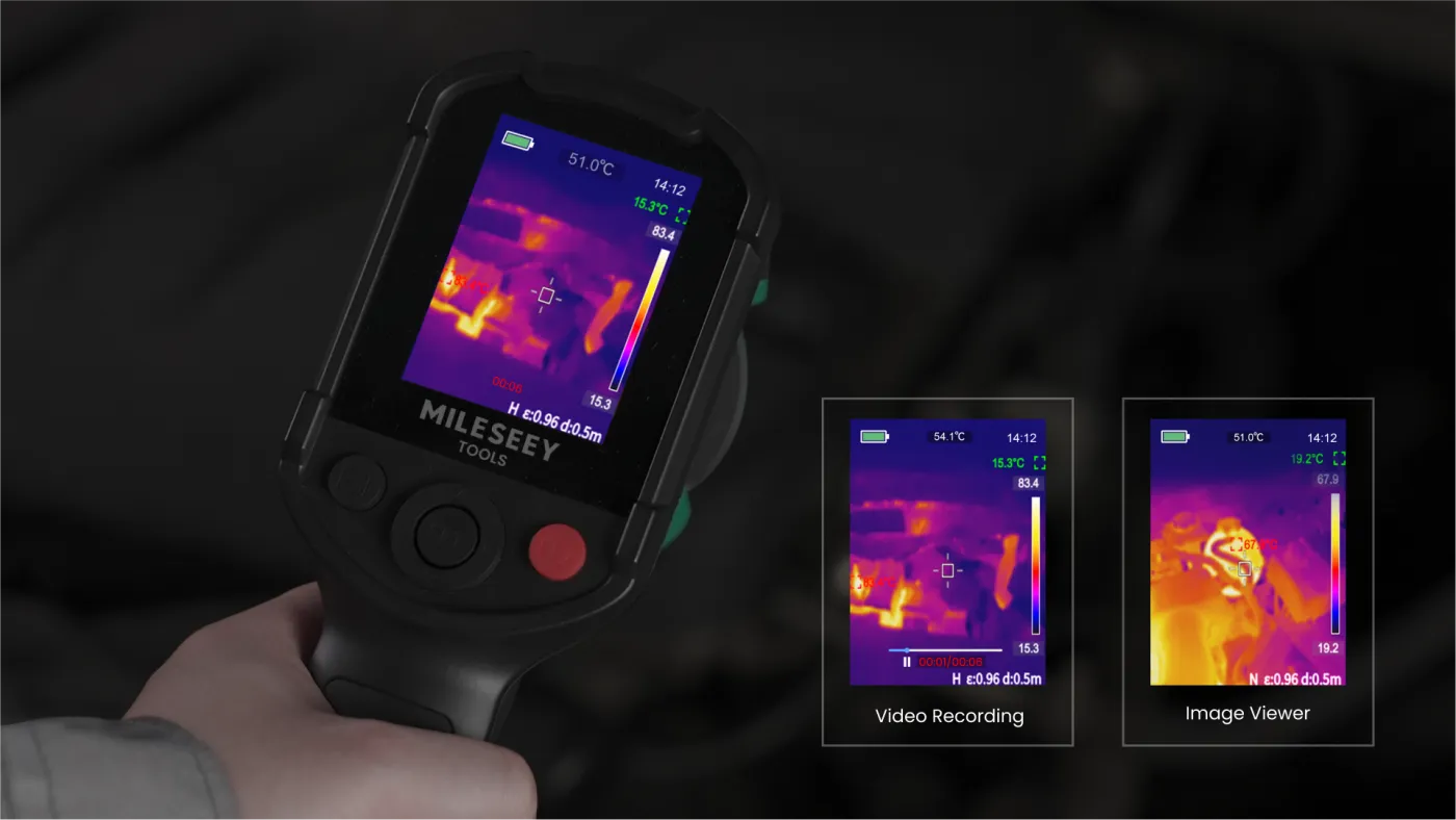 TR20 series video recording and temperature monitoring