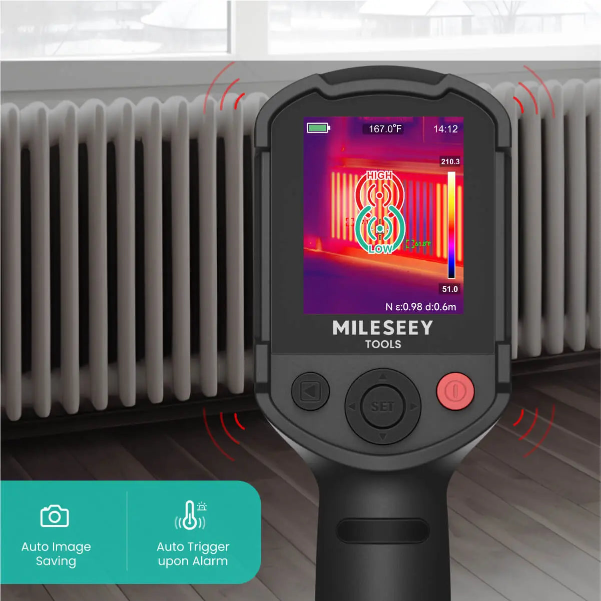 TR20 Series Thermal Imaging Camera with Video Recording Mileseey Canada