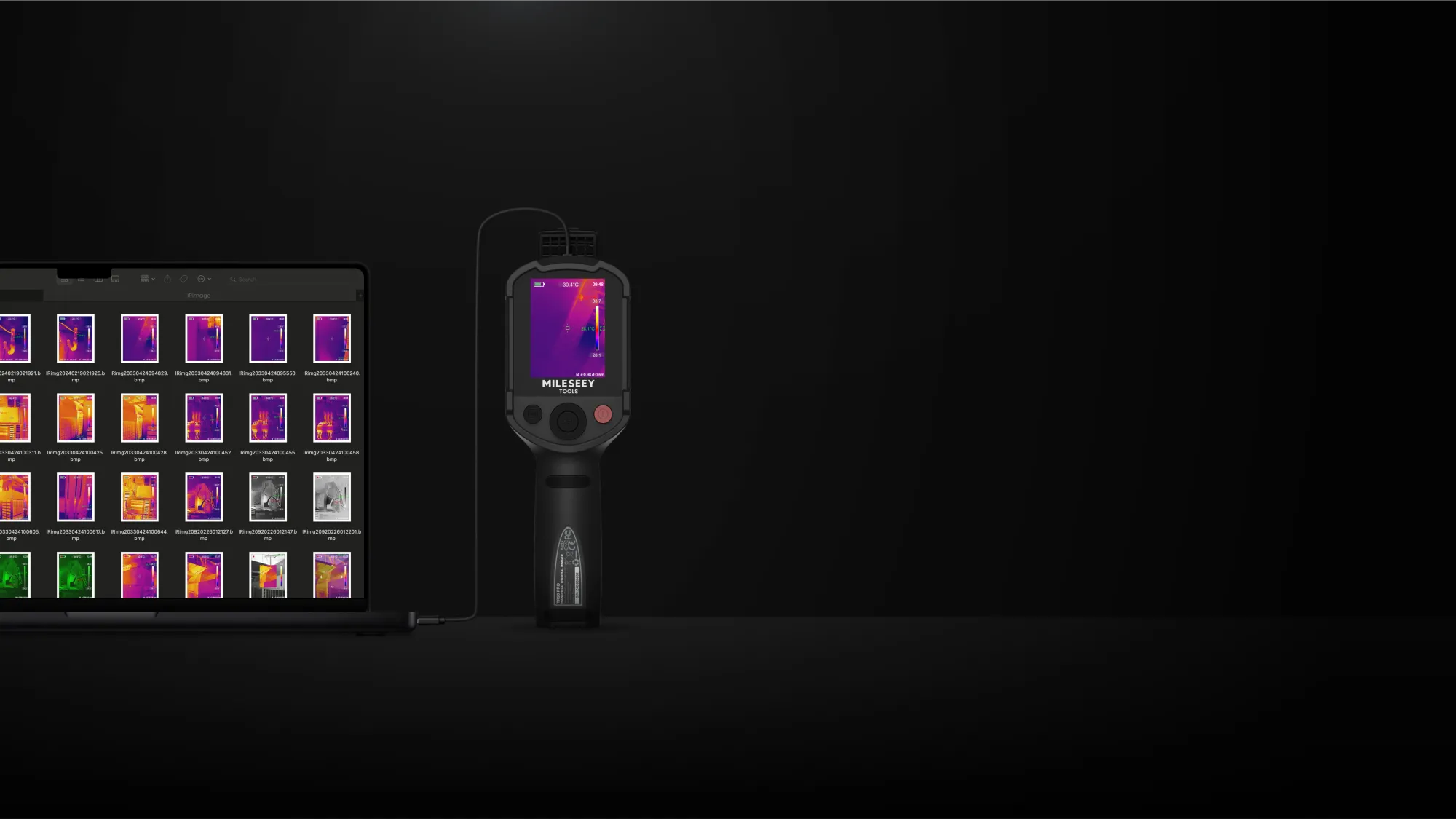 TR20 Pro PC analyzer software and storage