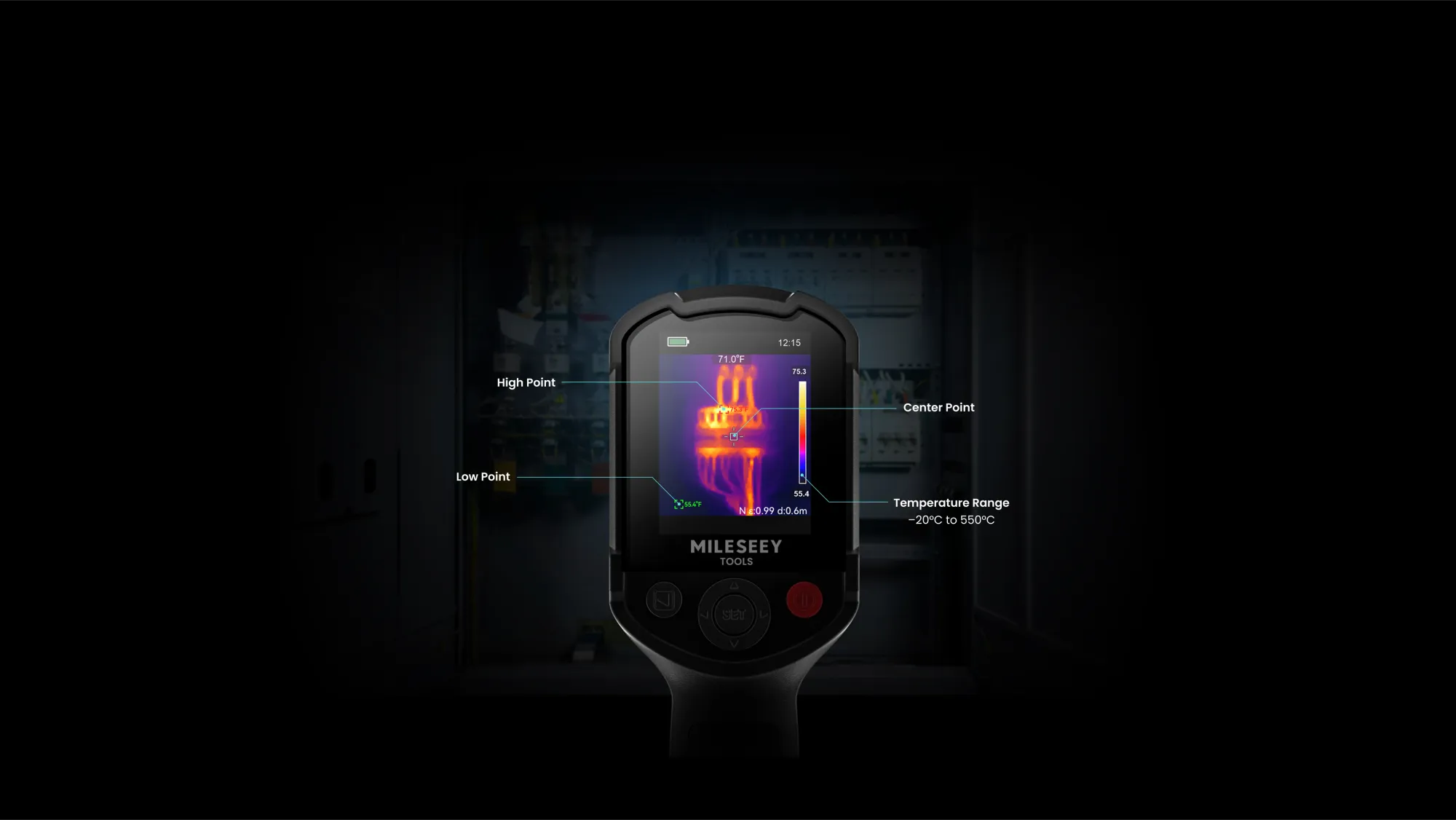 TR20 Series thermal auto-track hottest and coldest spots